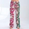 thumbnail image 6 of Women's Casual Fashion Christmas Pajama Pants, Long Sleepwear Trousers for Sports and Home Use, Comfortable and Soft Material for Nightwear and Lounging,Army Green,XL, 6 of 6