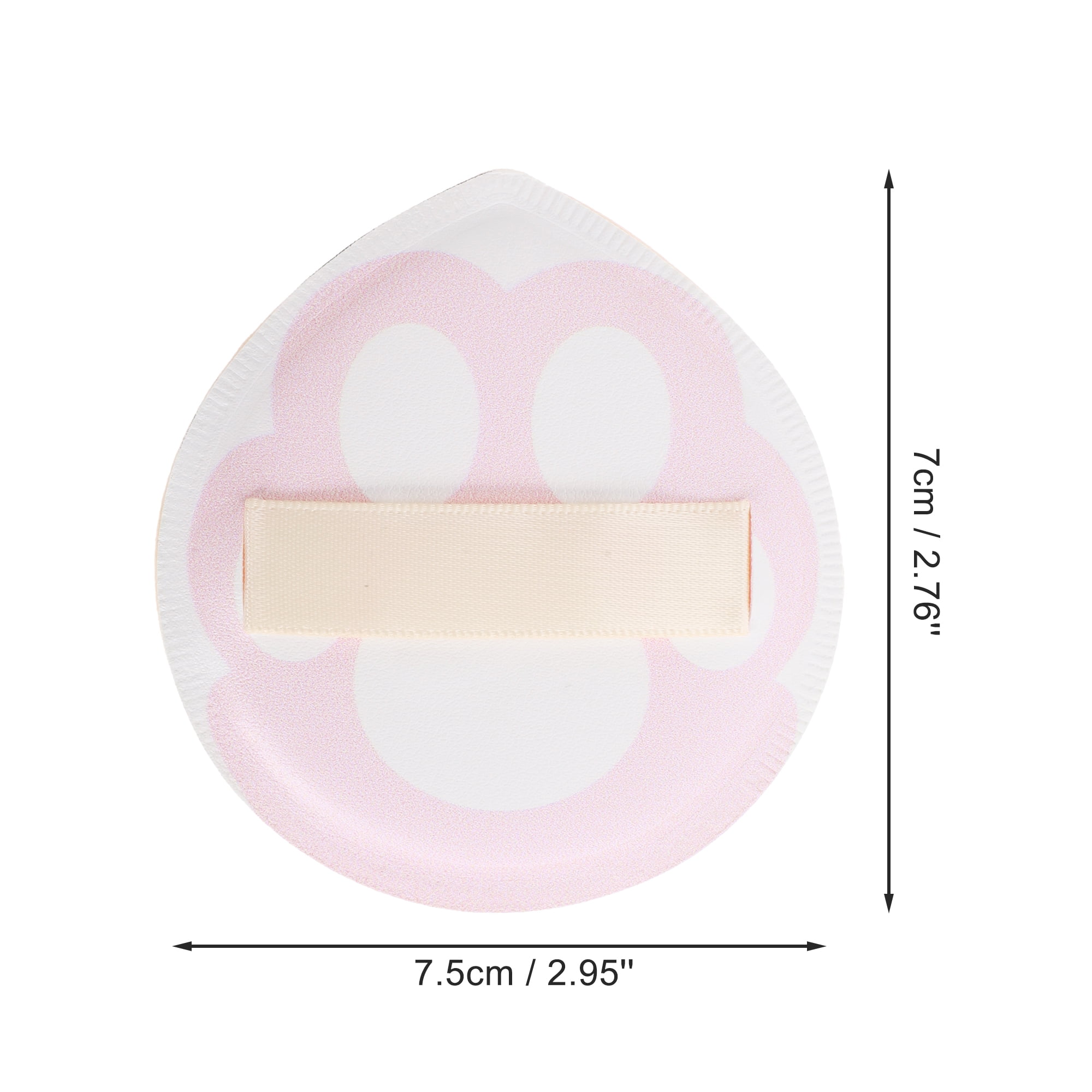 Unique Bargains 1 Pc Portable Cat Paw Face Makeup Sponge Nude