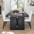 thumbnail image 3 of Computer Black Workstation Writing Executive Meeting Reception Office Desk Standing Scrivania Ufficio Lavoro Office Furniture My Lux Decor Round, 3 of 7