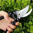 thumbnail image 5 of Tijeras de podar para jardín, tijeras de podar de acero inoxidable afiladas Force Secateur, mecanismo de bloqueo y mango antideslizante (negro), 5 of 5