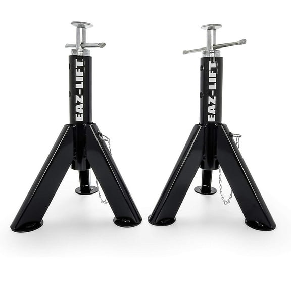 Camco Eaz-Lift Telescopic Jack, 2 Pack | Black | Metal (48860)
