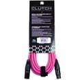 thumbnail image 6 of Clutch 20' Pink Sure-Fit XLR Female to XLR Male Microphone / Speaker Cables Duo Package, 6 of 7