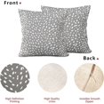 thumbnail image 5 of Antelope Gray Pillow Covers 18X18 Inch Neutral Animal Faux Fawn Decorative Pillow Cases Modern Euro Linen Throw Pillows Set of 2 Farmhouse Home Decor for Sofa Couch Porch Outdoor, 5 of 6