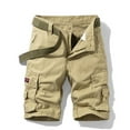 thumbnail image 2 of LYMAYTER‌‌‌ Men's Cargo Shorts Washed Workwear Casual‌ Loose Fit Multi-Pocket Travel Hiking‌ 30-38, 2 of 9