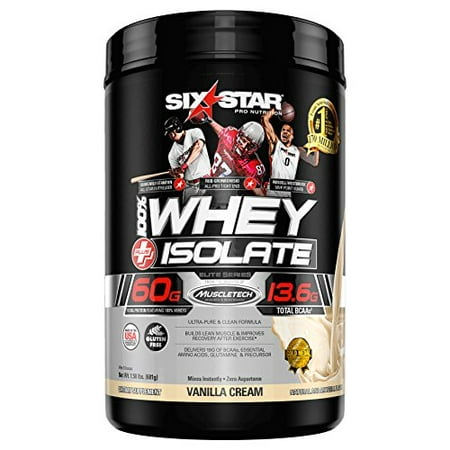 Elite Whey Isolate Protein Powder French Vanilla Helps Gain Lean Muscles