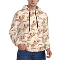 thumbnail image 2 of Balery Howdy Cowgirl Pattern Mens Hoodie Kangaroo Pocket Hoodie Pullover Hooded Sweatshirt Ideal for Daily Wear Travel and Home-Medium, 2 of 7