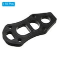thumbnail image 3 of Unique Bargains 3/8'(10mm) Skateboard Riser Pads, 10Pcs Plastic Skateboard Angle Wedge Shock Pads, Black, 3 of 5