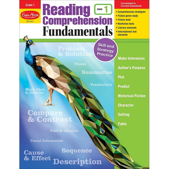 Evan-Moor Reading Comprehension Fundamentals, Grade 1 Teacher Resource