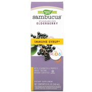 Nature's Way, Sambucus for Kids, Standardized Elderberry, Immune Syrup, 8 fl oz (240 ml)(pack of 2)