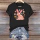thumbnail image 1 of TaTaai Women's Easter Printed T Shirt Casual Short Sleeve Round Neck Soft Blouse Loose Fit Fashion Tops Graphic Tee for Spring Holiday Party Daily Wear Gift, 1 of 6