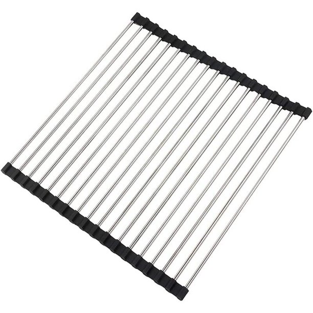 Egoutoire Vaisselle Cuisine, Egouttoir Vaisselle Pliable, Egoutoire Vaisselle Cuisine INOX, Égouttoir à Vaisselle de Comptoir pour Évier, Tapis Egouttoir Vaisselle, 43 x 35 cm esquí esquí Gafas de esquí