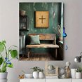 thumbnail image 4 of Qisvanset 12x16 Inch Sage Green Love Jesus Canvas Wall Art, Simple Bible Verse Quote Household Faith Wall Decor, 4 of 8