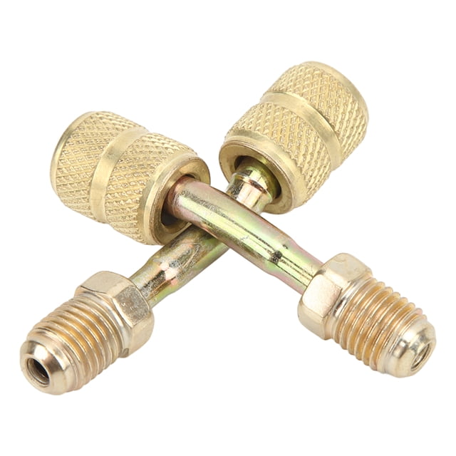 Converter R410A, Adaptadores de Puerto de Vacío de Carga establece de 2 pcs A Prueba de Óxido de metal Universal para mini Aires Acondicionados del Dividido