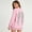 Pink, variant on Angel Wings Print Women's Sweatshirt Long Sleeve Crewneck Loose Fit Spring Cute Pullover Sweater Fall Tops