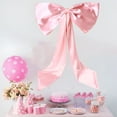 thumbnail image 4 of LAMIRO Large Pink Bow Decor 24x36" - Big Wall Bow Decorations for Coquette Room,Graduation&Bachelorette, 4 of 4