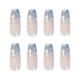 thumbnail image 3 of Xihbxyly Uñas de Ballet, Juego de 24 Uñas Postizas de Diseñador, Reutilizables, Estilo Ataúd con Pegatinas, Fáciles de Recortar y Limar, Perfectas para Fiestas y Bodas, Un Gran Regalo para Amigas., 3 of 3