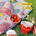 thumbnail image 3 of Cuencos de leche con forma de fresa, estilo Ins, bonitos y dulces, cuencos creativos de cerámica grandes para ensalada de frutas, taza para el desayuno en casa, cuencos, regalo para niñas, 3 of 5