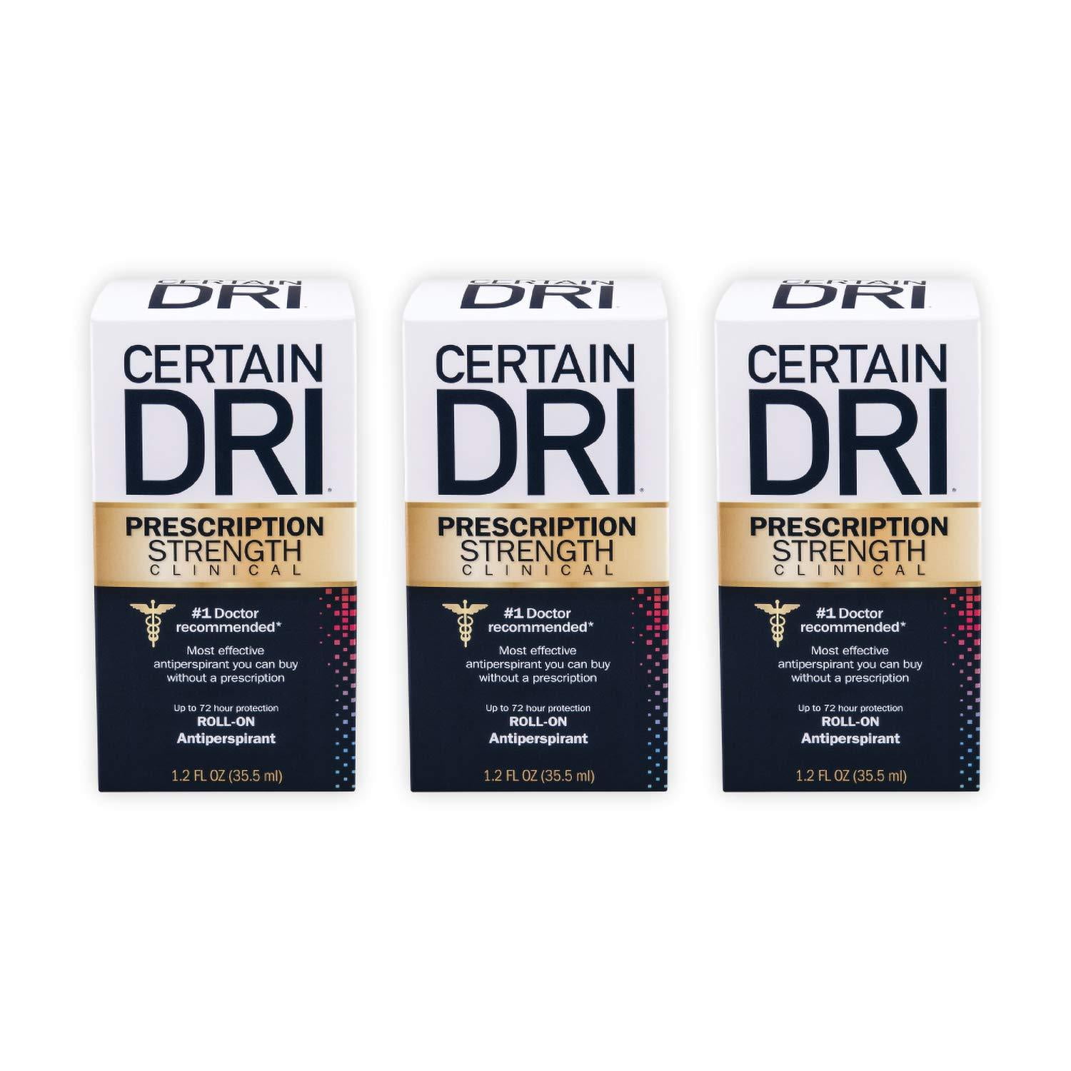 Certain Dri Prescription Strength Clinical Antiperspirant Doctor