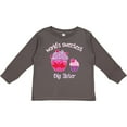 thumbnail image 3 of Inktastic World's Sweetest Big Sister Girls Long Sleeve Toddler T-Shirt, 3 of 5