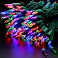 thumbnail image 3 of Pink LED Christmas Lights Feet Pink Wire Commercial Grade Holiday String Light Set (Pink Pink Wire), 3 of 6