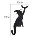 thumbnail image 2 of Wizards with Bat Wing Doormat, Blacks Decor, Wizards Halloween Door Corner Decor, Door Guardian, 2 of 5