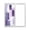 Purple White Gray, variant on Removable Glass Window Covering, Navy Blue Tulip Window Privacy Film Frosted, Watercolor Farmhouse Floral Botanical Decorative Privacy Windows Film for Bedroom, Living Room, 19.6 x 39.3 Inches