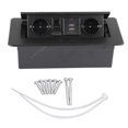 thumbnail image 1 of Floor Power Socket Aluminum Alloy Modern Dustproof Recessed Outlet with USB, 1 of 4