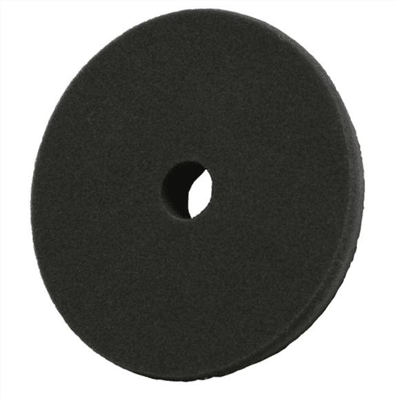 Presta PACE 890185 Single Sided Ultimate Polish Pad, 3 in Dia, Hook and Loop Attachment, Foam Pad, Black