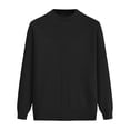 thumbnail image 7 of ManxiVoo Elegant Stand Collar Knit Sweater For Women Semi High Neck Lightweight Pullover Long Sleeve Soft Layering Staple XXL Size Black, 7 of 7
