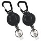 thumbnail image 1 of unbranded 2Ud Llavero Extensible Con Clip Para Colgar Llaves Fácil Y Uso Diario Negro, 1 of 8