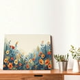 thumbnail image 4 of Gukieu Floral Mountain Landscape Print Horizontal Canvas Decorative Painting 12x16 Inch Shrinkage Resistant Frame Hanging Home Wall Art Decor, 4 of 6