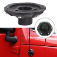 thumbnail image 4 of beisidaer 1Pc Car Antenna Base Cover Antenna Base Trims For Jeep Wrangler Tj Black Abs Accessory With Mounting Hardware And Washers, 4 of 8
