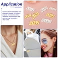 thumbnail image 6 of Uxcell 2026 Graduation Tassel Charm Set, 20 Pcs Alloy Year Medium Letter Charm, 2 Color, 6 of 6