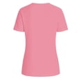 thumbnail image 7 of Admvng Women's Tops Casual Fashion Solid Color Short-Sleeved Button-Up Top S-2XL, 7 of 7