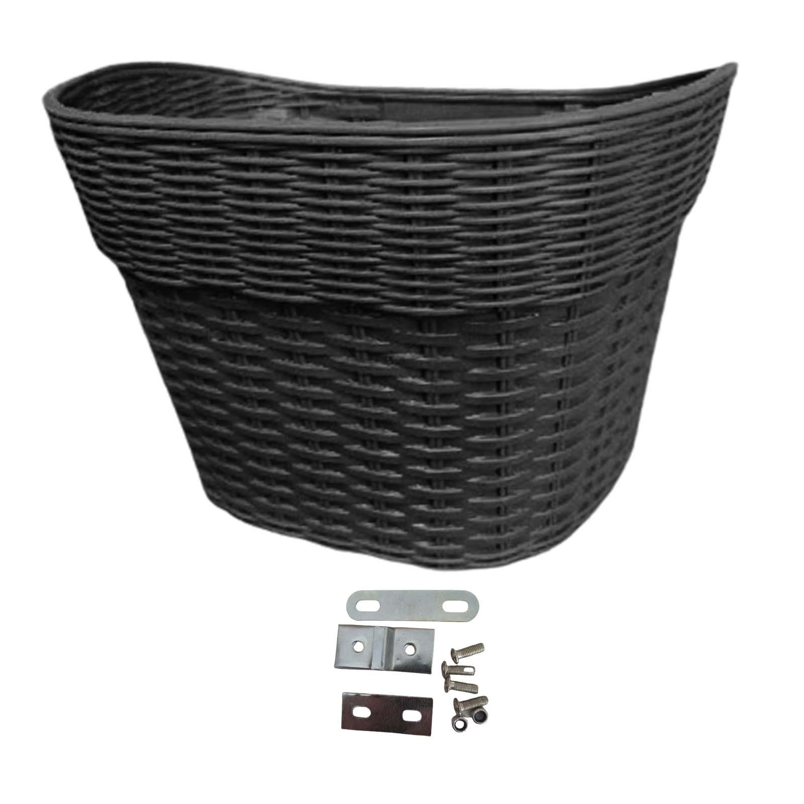 Panier Avant De Vélo En Fer - Grande Capacité, Robuste, Pour Courses Et Balades