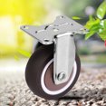 thumbnail image 3 of 4Pcs 2in TPE Rubber Removable Mute Chair Fixed Rubber Casters, 3 of 5