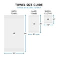 thumbnail image 3 of Mainstays 100% Cotton 12-Piece White Towel Set, Soft & Absorbent, 3 of 9