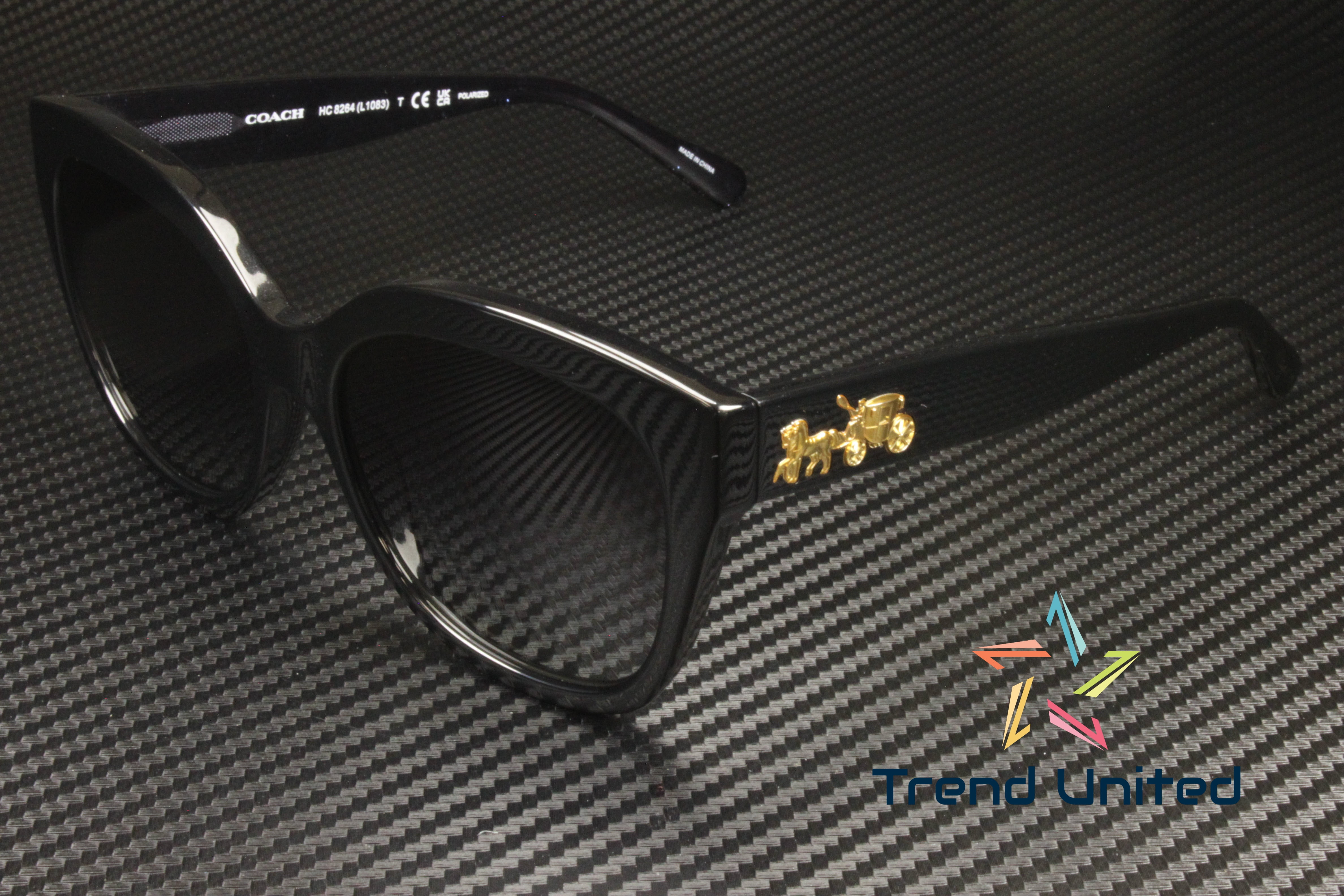 Coach HC 8379U Plastic Butterfly Sunglasses COACH HC-8379U - Women main image 4