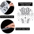 thumbnail image 3 of 12x12" Butterfly Painting Templates Hand of Hope Drawing Stencils Large Reusable Plastic Square Star Witch Magical Decoration Stencil Sign for Painting on Wood Wall Floor Tile Decor Crafts, 3 of 9