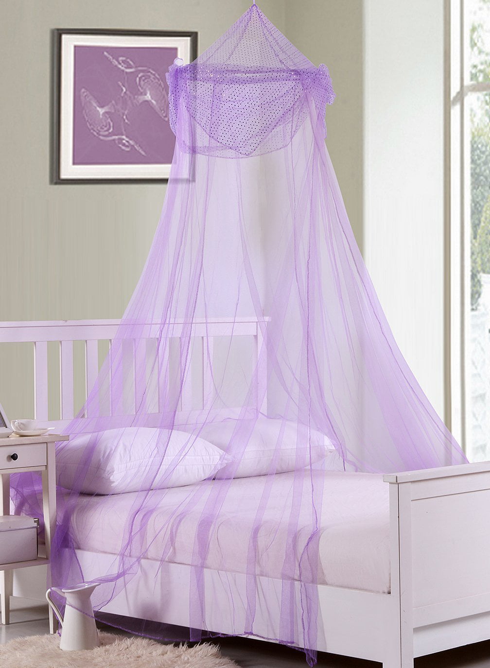 Pink/White Details about   Pillowfort Dip Dye Twin Bed/ Play Area Canopy 