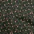 thumbnail image 1 of oneOone Cotton Silk Dark Rose Brown Fabric Florals Craft Projects Decor Fabric Printed By The Yard 42 Inch Wide, 1 of 4