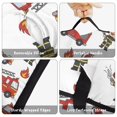 thumbnail image 6 of Fireman and Flame White Pattern Teens Toddler Nap Mat with Pillow, Sleeping Mat Bag for Preschool Daycare 59"x22", 6 of 6