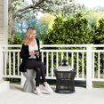 thumbnail image 2 of Outsunny Spiral Decorative Garden Stool Side Table Plant Stand, 2 of 10