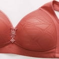 Besolor Full Coverage Bras for Women Casual Wireless V Neck Cute Trim