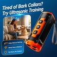 thumbnail image 3 of CICPAP Dog Bark Deterrent Device, 3 Sonic Heads Ultrasonic Anti Barking Device for Dogs, 50FT Range Rechargeable No Shock Dog Training Tool with Flashlight, Indoor Outdoor Bark Control, 3 of 7