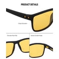 thumbnail image 3 of Gafas de conducción nocturna FIMOSON Classic Square Polarizadas, 3 of 7