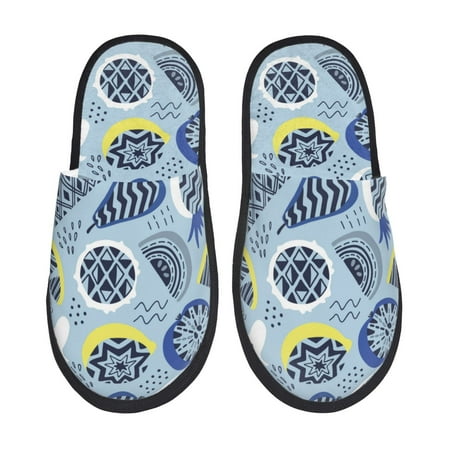 

Slippers for Women funny fruits Womens Slippers Fuzzy Winter House Shoes Soft Anti-Skid Slippers Indoor and Outdoor