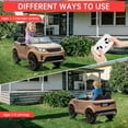 thumbnail image 6 of Kids Ride On Car, Battery Powered Kids Electric Car for Kid with Remote Control, Soft Start, LED Lights, Music Horn, 3 Speeds, Double Doors, 12V 4.5AH Ride On Toy for Toddlers Ages 3+, 6 of 7