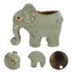 thumbnail image 4 of Maceta de cerámica con forma de elefante para suculentas, decoración de escritorio para el hogar, 4 of 5