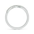 thumbnail image 2 of ANGARA Natural Diamond Swirl Bypass Ring in 14K White Gold for Women (Size-1.65mm | Color-K | Clarity-I3) | April Birthstone, Birthday, Anniversary, Jewelry Gift for Women | Natural Diamond Ring, 2 of 10